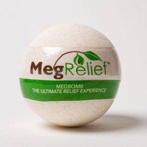 MegBomb bath bomb, pain relief bath bomb